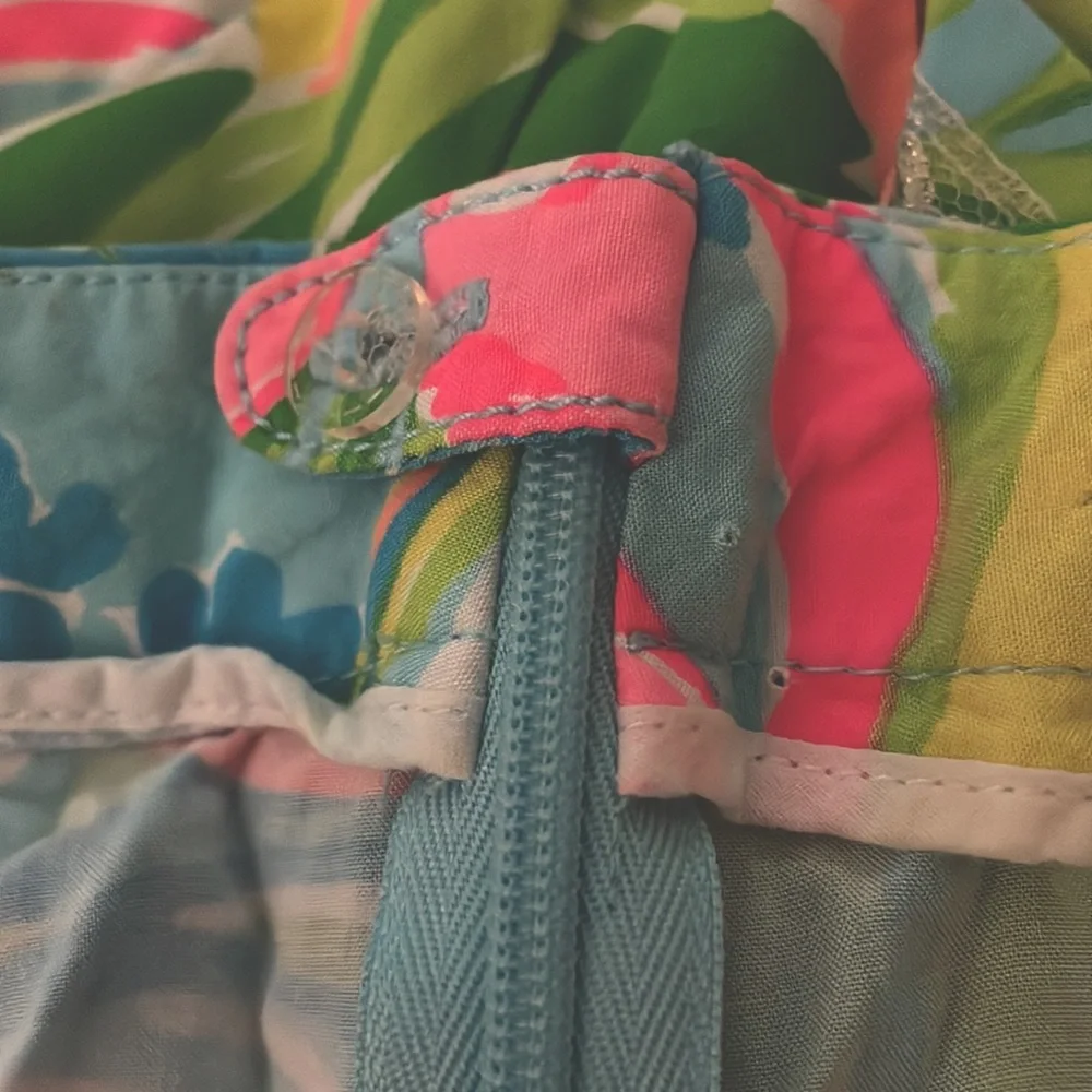 Lilly Pulitzer Bright Pink Multicolor Floral Print Shorts